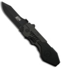 Smith & Wesson Military & Police Spring Assist Knife (Black PLN) SWMP4L