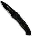 Smith & Wesson Small SWAT MAGIC Spring Assist Knife (Black SER) SWATBS