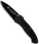 Smith & Wesson Medium SWAT MAGIC Spring Assist Knife (Black PLN) SWATMB
