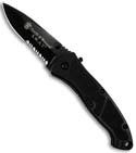 Smith & Wesson Medium SWAT MAGIC Spring Assist Knife (Black SER) SWATMBS