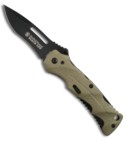 Smith & Wesson Black Ops Desert Spring Assist Knife (Black PLN) SWBLOP2D