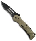 Smith & Wesson Black Ops Desert Spring Assist Knife (Black SER) SWBLOP2DS
