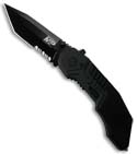 Smith & Wesson MAGIC Spring Assist Tanto Knife (Black SER) SWMP3BS