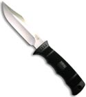SOG Seal Pup Elite Fixed Knife w/ Nylon Sheath (Satin PLN) E37-N