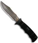 SOG Seal Pup Fixed Knife w/ Kydex Sheath (Powder Coat SER) M37-K