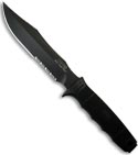 SOG Seal Team Elite Fixed Knife w/ Kydex Sheath (TiNi SER) SE37-K