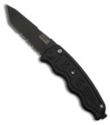 Mini SOG TAC Automatic Knife (Black Tanto SER) ST-13
