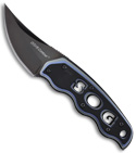 SOG Topo Contour Fixed Blade Knife w/ Kydex Sheath (Black PLN) C47T