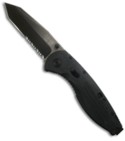 SOG Aegis Spring Assisted Tanto Knife (Black SER) AE-04