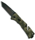 SOG Digital Camo Trident Tanto Knife (Black PLN) TF-11