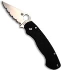 Spyderco PARAMILITARY Manual Knife G-10 (Silver SER) C81GS