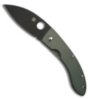Spyderco Bob Lum Chinese Foilage Green Almite Manual Knife (Black PLN) C65FGPBK