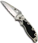 Spyderco Embassy Automatic Knife (3.13" Full Serr) C121S