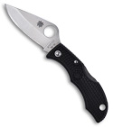 Spyderco Keychain Ladybug 3 Black FRN Manual Knife (Satin PLN) LBKP3