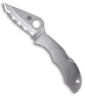 Spyderco Keychain Ladybug 3 Stainless Steel Manual Knife (Satin SER) LSSSP3
