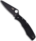 Spyderco Pacific Salt Black Manual Knife (PLN) C91PBBKK