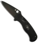 Spyderco Citadel 83mm Automatic Knife (Black / PLN) C119BKP