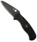 Spyderco Citadel Automatic Knife 92mm (Black PLN) C117BKP