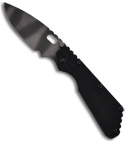 Strider Knives SMF Black G-10 Manual Folding Knife (3.9" Tiger Stripe Plain)