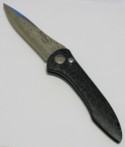 TiNives Black Dress Automatic Large Knife (Damascus PLN)