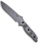 TOPS Knives Operation Badger Fixed Blade Knife (6.5" Gray Plain) OB909