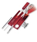 Victorinox Swiss Army Swisscard Lite Translucent Ruby 53321