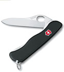 Victorinox Swiss Army Knife One Hand Sentinel Black w/ Clip 54885