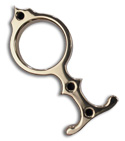 Woody Knuckles Heirloom Popper High Polish Brass Finger Knuckles