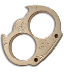 Woody Knuckles Brushed Brass Havoc Two Finger Knuckles