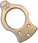 Woody Knuckles Key Ring Undertaker Brushed Brass Finger Knuckle