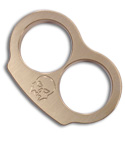 Woody Knuckles Brushed Brass EDC PLUS+ Two Finger Knuckles