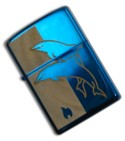 Zippo Lighter Jumping Dolphins 2496