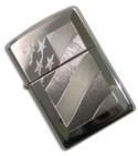 Zippo Lighter Old Glory Etched Flag 21068