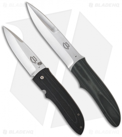 Nealy / Elishewitz Custom Tung Pan Fixed & Folding Knife Set Serial #1