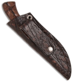 Arno Bernard Knives Meerkat Fixed Blade Knife w/ Giraffe Bone (2.38" Satin)
