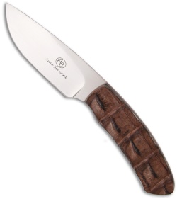 Arno Bernard Knives Impala Fixed Blade Knife w/ Croc Skin (3.88" Satin)