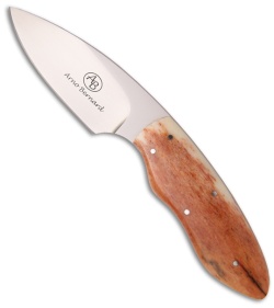 Arno Bernard Knives Meerkat Fixed Blade Knife w/ Giraffe Bone (2.38" Satin)