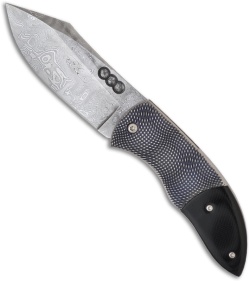 Chuck Gedraitis Custom Phargus Framelock Folder Knife (Damascus)