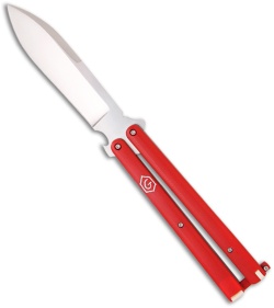 Chuck Gedraitis Knives Swiss Army Balisong #80 Butterfly Knife (4.25" Satin)