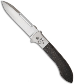 Chuck Gedraitis Phoenix Knife w/ LSCF Carbon Fiber (4.12" Satin Plain)