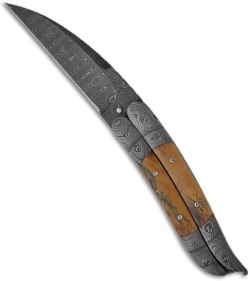 Corrie Schoeman Balisong Mammoth Ivory Butterfly Knife (3.6" Damascus)