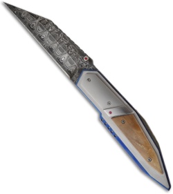 Corrie Schoeman N Able Folder Knife w/ Mammoth Ivory (3.38" Damascus)