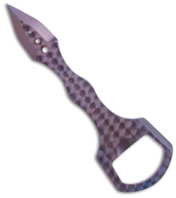 Custom Crawford Bottle Neck Knife Titanium Bottle Opener (1.25" Plain)