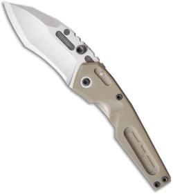 Dwaine Carrillo Tripwire II Model 5 Tanto Folder Knife (4" Satin Plain) #9