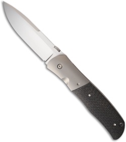 John W. Smith Custom SD-2 Folder Liner Lock Knife w/ LSCF (4" Satin Plain)