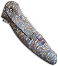 Custom Ken Onion Melee Knife Jeweled Assisted Opening (3.75" Satin)