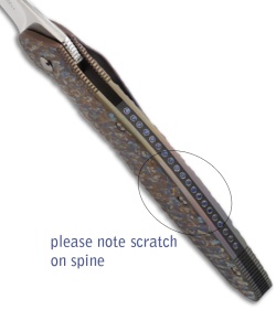 Custom Ken Onion Melee Knife Jeweled Assisted Opening (3.75" Satin)