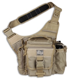 Maxpedition Khaki Jumbo E.D.C. S-Type Versipack Shoulder Sling Pack Bag 9851K
