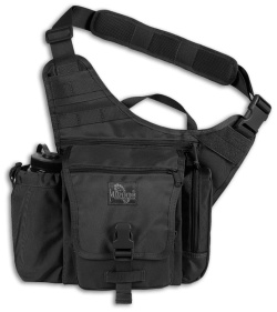 Maxpedition Jumbo K.I.S.S. Versipack Black Shoulder Sling Pack Bag 9849B