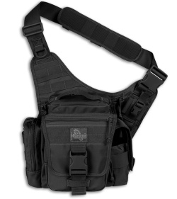 Maxpedition Black Jumbo L.E.O. Versipack Shoulder Sling Pack Bag 9846B
